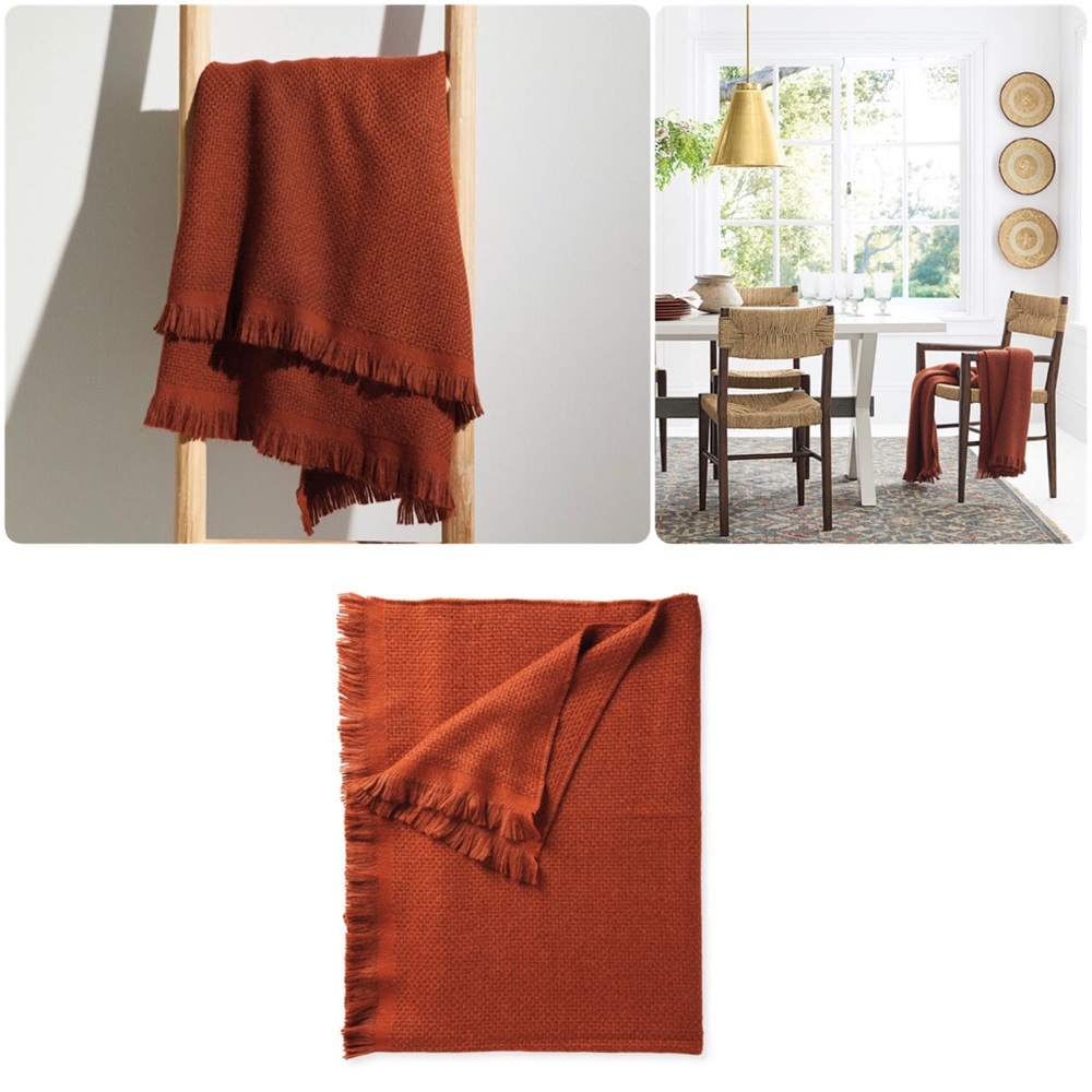 Milo Alpaca Throw - Terracotta*